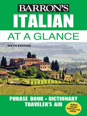 cover image of Italian at a Glance